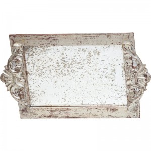 Abigails Vanity Tray with Faux Antique Mirror Surface NPT1071
